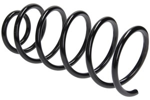 Spiralfjäder, Framaxel, AUDI A3, SEAT AROSA, VW GOLF III, GOLF IV, GOLF Variant IV, LUPO I, POLO III, VENTO, 1J0 411 105 AD, 6N0 411 105