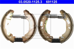Bromsbackar, sats, Bakaxel, FORD TRANSIT Buss, TRANSIT Flak/chassi, TRANSIT Skåp, TRANSIT TOURNEO Buss