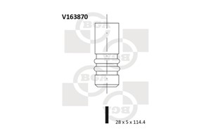 Insugsventil, ALFA ROMEO,FIAT,LANCIA,OPEL,SAAB,VAUXHALL, 55206431, 55207517, 55565261, 6 41 404, 6 41 464, 641404, 641464