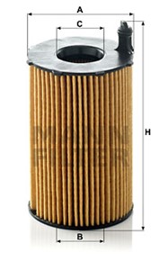 Oljefilter, AUDI,PORSCHE,VW, 059 115 561 D, 059 198 405, 958.107.222.20