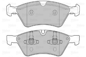 Bromsbeläggsats, Framaxel, MERCEDES-BENZ, 0044204020, 1644200820, 1644201820, 44204020