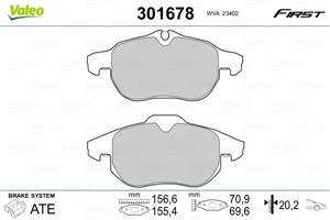 Bromsbeläggsats, Bakaxel, Framaxel, CADILLAC,FIAT,HYUNDAI,OPEL,SAAB,VAUXHALL, 12800120, 12803551, 1605088, 1605094, 1605095, 1605098, 16