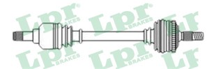 Drivaxel, framaxel höger, OPEL, 374456