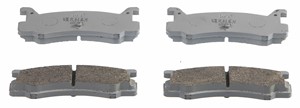 Bromsbeläggsats, Bakaxel, DAIHATSU,MAZDA, 0449287201000, 0449287202000, 0449287705, 0449287705000, 0449287706, 0449287706000, 0449287707