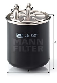Bränslefilter, CHRYSLER,MERCEDES-BENZ, 05174056AA, 646 092 00 01, 646 092 03 01, 646 092 05 01, 71775178, A 646 092 00 01, A 646 092 03