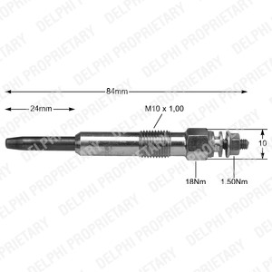 Glödstift, HONDA,LAND ROVER,MG,RENAULT,ROVER, 30862690, 7700 100 568, 7700 100 586, 7700 860 796, 7700 861 906, NCC100050, NCC100050L