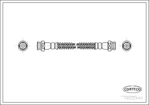 Bromsslang, Bak, Bakaxel, Fordonssida, MITSUBISHI CARISMA, CARISMA Sedan, SPACE STAR Minibus, minivan, MB950626, MR910915