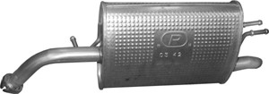 Bakre ljuddämpare, CHEVROLET SPARK, 96819217, 96819219