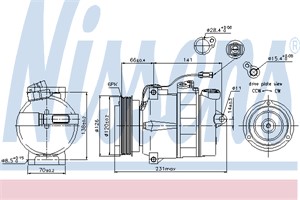 Kompressor, klimatanläggning, AUDI,PORSCHE,SKODA,VW, 4B0.260.805 5, 4B0.260.805 B, 4B0.260.808 8, 4B0260805BX, 4B3.260.805 5, 4B3.260.80
