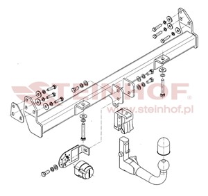Dragkrok, Avtagbar, LAND ROVER FREELANDER I, FREELANDER Soft Top I