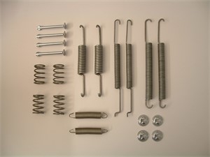 Tillbehörssats, bromsbackar, Bak, Bakaxel, AUDI,SEAT,SKODA,VW, 1J0 698 545, 1J0698545, 3A0 698 545 A, 3A0 698 545, 3A0698545