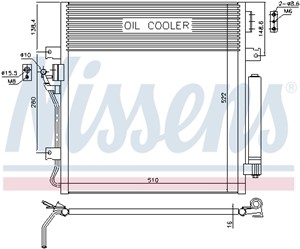 Kondensor, klimatanläggning, DODGE NITRO, NITRO VAN, JEEP CHEROKEE, 68003971AA, 68003971AB, 68003971AC, 68003972AA, 68003972AB, K6800397