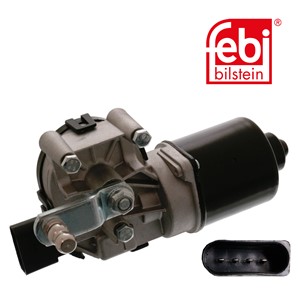 Torkarmotor, Fram, SKODA FABIA I, FABIA Combi I, FABIA Praktik I, FABIA Sedan I, VW POLO, POLO Sedan IV, 6Q1 955 113, 6Q1 955 119 A, 6Q1
