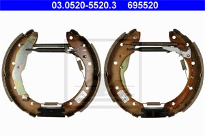 Bromsbackar, sats, Bakaxel, RENAULT, 77 01 205 341
