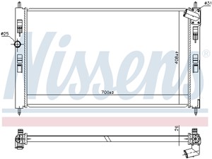 Kylare, motorkylning, CITROËN C4 AIRCROSS, MITSUBISHI ASX, PEUGEOT 4008, 1350A763, 1611262980