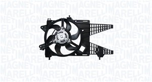 Fläkt, kylare, FIAT IDEA, PUNTO, PUNTO Skåp/halvkombi, LANCIA MUSA, YPSILON, 51708004, 51738689, 51738789, 51760613