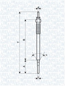 Glödstift, TOYOTA, 198500L010, 19850-27010, 1985030010, 19850-30010, 1985030020, 1985030030, 1985030040
