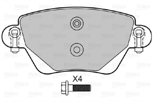 Bromsbeläggsats, Bakaxel, FORD MONDEO III, MONDEO Sedan III, MONDEO Turnier III, JAGUAR X-TYPE I, X-TYPE Kombi I, 1121895, 1126719, 1130