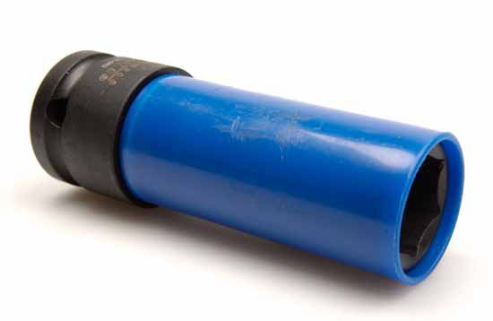 Fälghylsa 1/2" 17mm lång tunn
