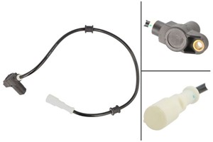 ABS-givare, Sensor, hjulvarvtal, Fram, höger eller vänster, OPEL,VAUXHALL, 12 38 784, 16 12 693, 62 38 354, 90347697, 90510884, 93169316