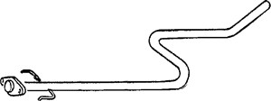 Avgasrör, Mitt, TOYOTA CARINA V, CARINA Kombi V, CARINA Sedan V, 17420-16210, 17420-16211