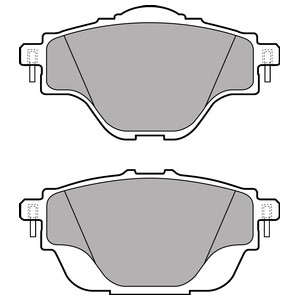 Bromsbeläggsats, Bakaxel, CITROËN,DS,OPEL,PEUGEOT,VAUXHALL, 1609000980, 1617535480, 1619791280, 95525386