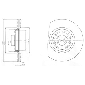 Bromsskiva, MAZDA CX-7, L2063325X, L206-33-25XA