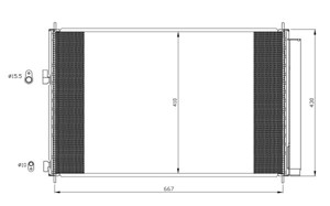 Kondensor, klimatanläggning, TOYOTA PREVIA III, RAV 4 III, 276887, 276916, 3093503, 3099100, 8846042100