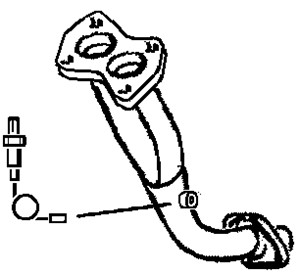 Avgasrör, Fram, SKODA, 007521415, 007591415, 4A0698151, 4A0698151C, 4A0698151D, 6U0253091A, 8671012775