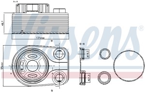 Oljekylare, motor, DACIA,INFINITI,MERCEDES-BENZ,NISSAN,RENAULT,SUZUKI, 1660084A00, 1660084A00000, 2130000Q0B, 2130000Q0C, 2130000Q0H, 21