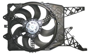 Fläkt, kylare, OPEL CORSA D, CORSA D Skåp/halvkombi, 1341398, 1341421, 55702058, 55703929, 81.96210.0516