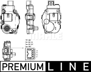 Reglering, blandningsklaff, AUDI,BMW,MERCEDES-BENZ,PORSCHE, 221 820 00 42, 221 906 69 00, 31449069, 64 11 9 159 316, 64 11 9 242 058, 64