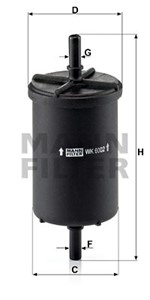 Bränslefilter, CITROËN,DACIA,DS,NISSAN,OPEL,PEUGEOT,RENAULT,SMART, 16400-00QAA, 16400-JD51A, 4408101, 453 470 04 00, 77 00 845 961, 77 0