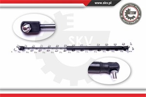 Gasfjäder, bagageutrymme, Bak, SKODA FELICIA I, FELICIA II, FELICIA Kombi I, FELICIA Kombi II, 096442048, 096442049, 6U0827551, 6U082755