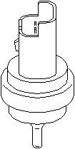 Sensor, kylvätsketemperatur, CITROËN,MINI,PEUGEOT, 1338 F3, 1338 F8, 1362 7 535 068