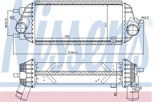 Intercooler, HYUNDAI ix35, ix35 Van, KIA SPORTAGE III, 282702A850, 282712A850