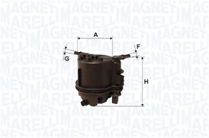 Bränslefilter, RENAULT CLIO III, CLIO Grandtour III, CLIO Skåp/halvkombi III, MODUS / GRAND MODUS, 164000890R, 8200294143, 8200447197, 8