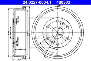 Bromstrumma, Bakaxel, TOYOTA HIACE / COMMUTER Buss V, HIACE Buss IV, HIACE Skåp IV, HIACE Skåp V, 42431-26100, 42431-26180, 42431-26181