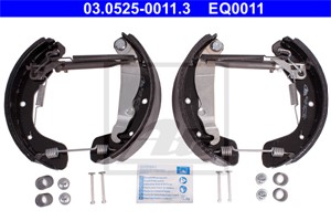 Bromsbackar, sats, Bakaxel, CHEVROLET,DAEWOO,OPEL,VAUXHALL
