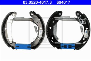 Bromsbackar, sats, Bakaxel, CHEVROLET MATIZ, SPARK, DAEWOO MATIZ, MATIZ Skåp/halvkombi