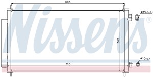 Kondensor, klimatanläggning, HONDA CR-V III, 80110-SWA-A01