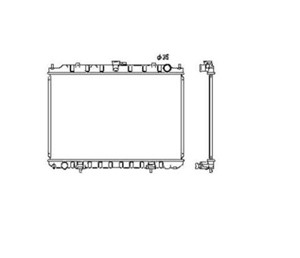 Kylare, motorkylning, NISSAN X-TRAIL, 214108H801