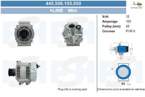 Generator, MINI MINI, MINI Cabriolet, 1079452, 12311079452, 12317515030, 7515030, 751503002, YLE102340