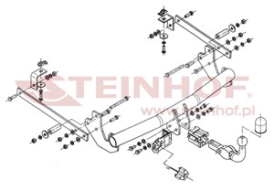 Dragkrok, Avtagbar, CITROËN JUMPY, JUMPY Skåp, FIAT SCUDO Buss, SCUDO Flak/chassi, SCUDO Skåp, PEUGEOT EXPERT Flak/chassi, EXPERT Skåp