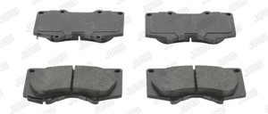 Bromsbeläggsats, Framaxel, LEXUS,MITSUBISHI,TOYOTA, 04465 35290, 04465 60320, 044650K401, 044650K580, 0446535250, 0446535290, 0446535330