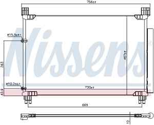 Kondensor, klimatanläggning, LEXUS RX, 8846048210