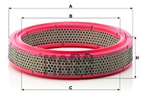 Luftfilter, ISUZU GEMINI, GEMINI Sedan, TOYOTA 4 RUNNER I, 4 RUNNER III, CENTURY, HILUX Pick-up V, PREVIA I, VW TARO, 17801-08010, 17801