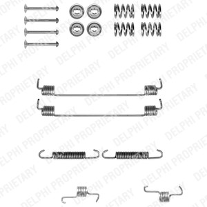Tillbehörssats, bromsbackar, Bakaxel, DACIA,LANCIA,RENAULT