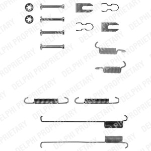 Tillbehörssats, bromsbackar, Bakaxel, FIAT,FORD,LANCIA,MAZDA