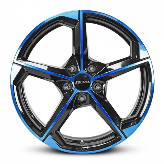 Ronal R66 Jet Black Blue Tinted 8/19 5/112.0 ET44 B76